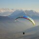 intrappolato con il parapendio