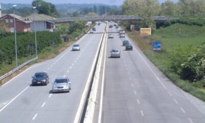 auto contromano in superstrada
