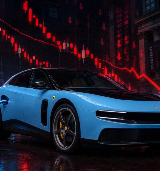Ferrari, crollo in borsa dopo il lancio dell'auto elettrica