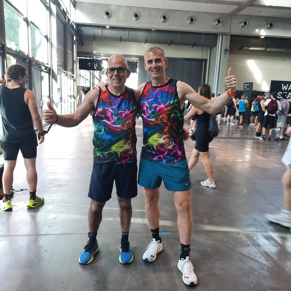 eric marciano e fabrizio cherchi ai mondiali di hyrox