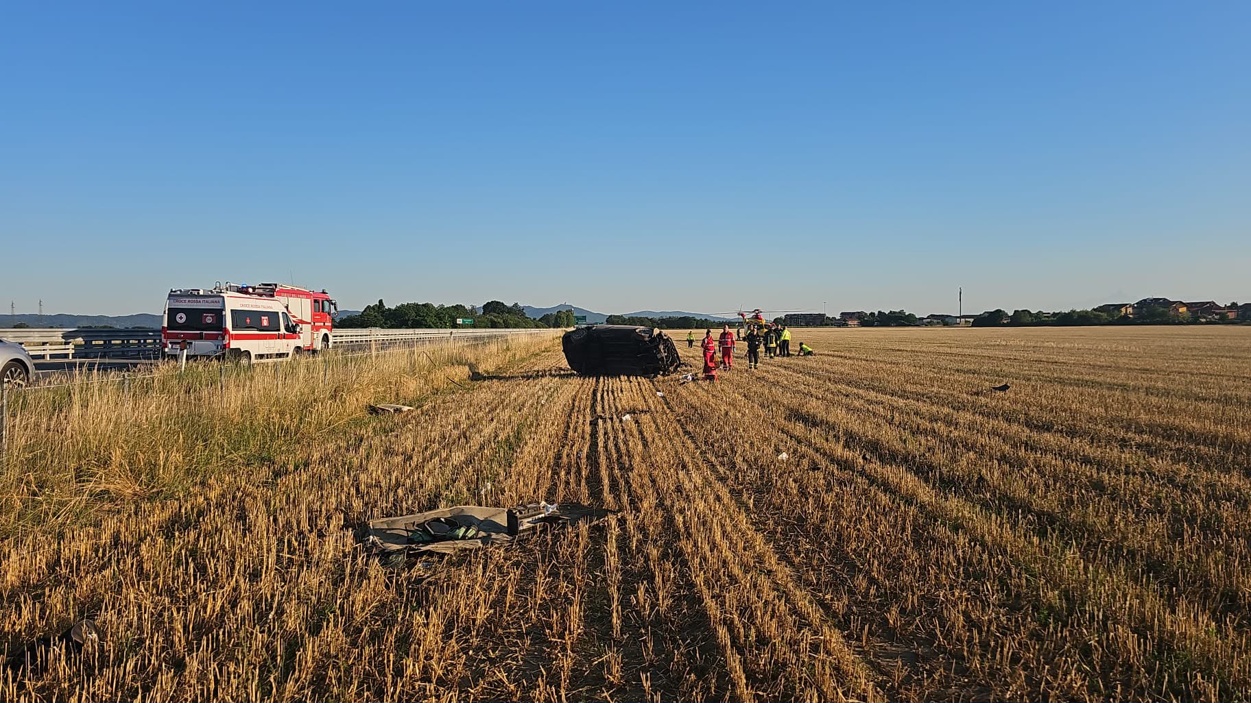 tragedia in autostrada