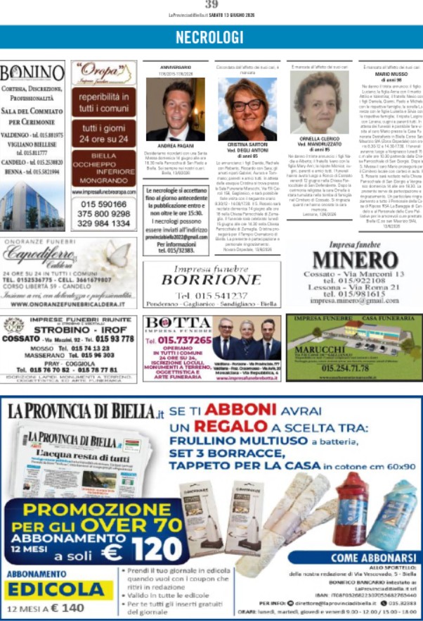 Ricordiamo i nostri cari defunti