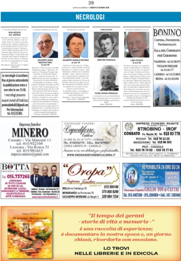 Ricordiamo i nostri cari defunti
