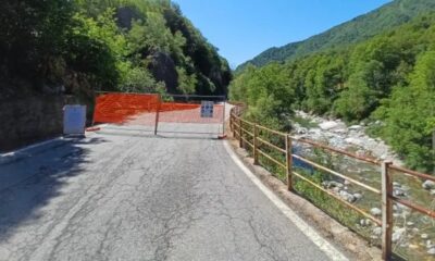 chiusa fino al 29 giugno la strada della valle cervo
