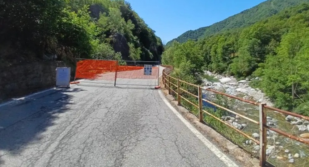 chiusa fino al 29 giugno la strada della valle cervo
