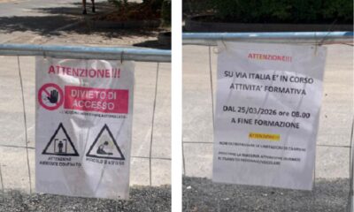 «Pericolo di asfissia e formazione in corso»: che cosa succede in via Italia?
