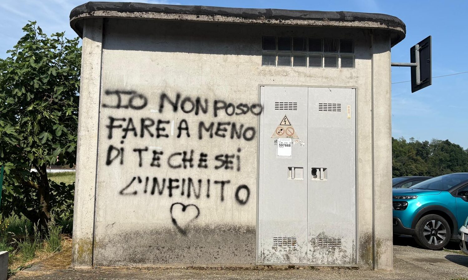 dichiarazione d'amore sul muro