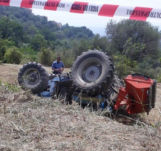 drammatico incidente nei campi