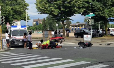 incidente auto scooter