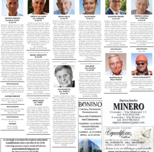 Ricordiamo i nostri cari defunti