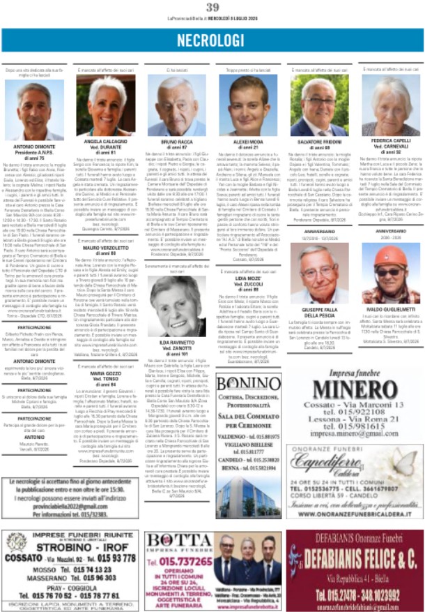 Ricordiamo i nostri cari defunti