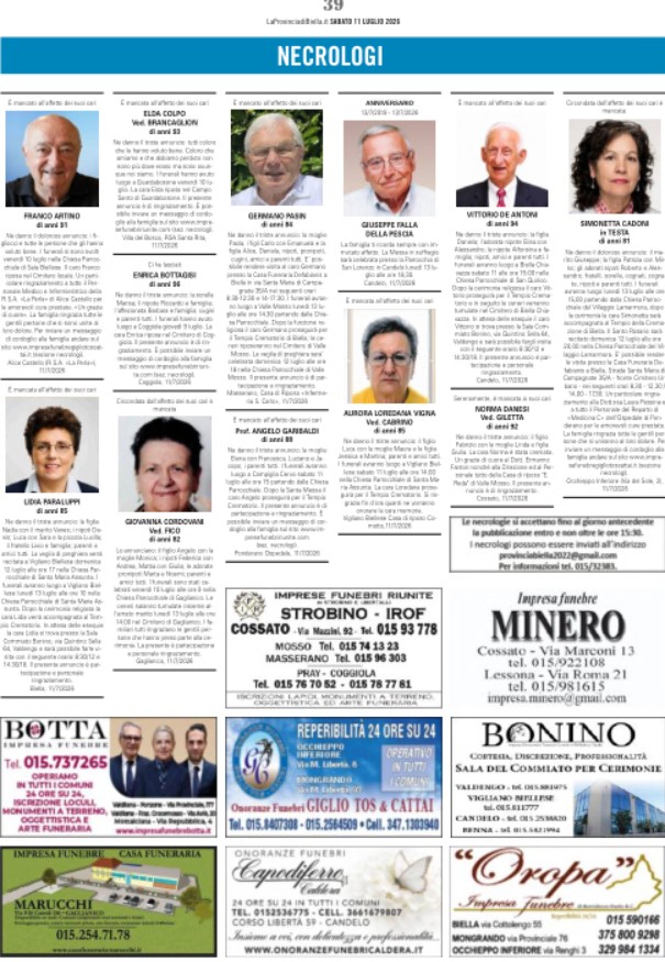 Ricordiamo i nostri cari defunti