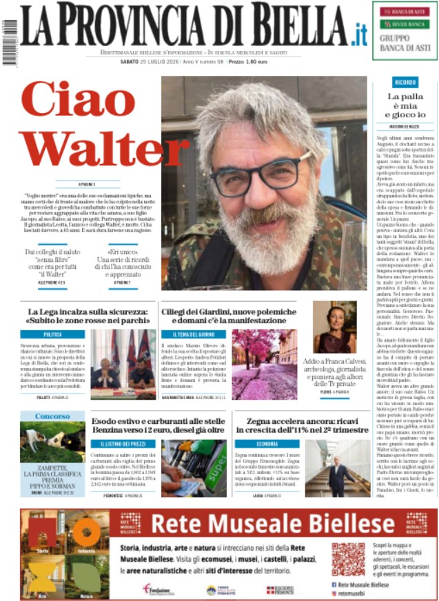 tutte le notizie della provincia di biella
