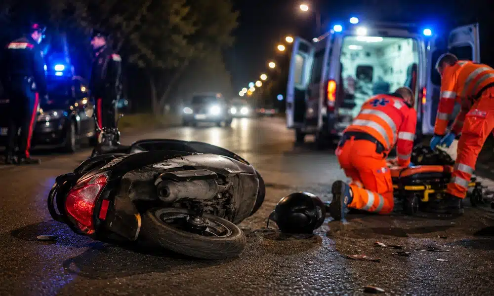 Perde la vita in scooter a soli 19 anni