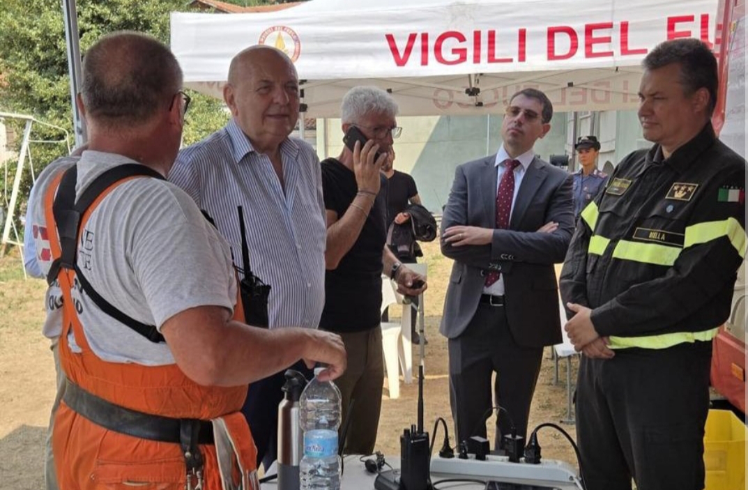 Incendi, Pichetto: “Ogni fronte aperto è una comunità a rischio. Continuiamo a seguire”