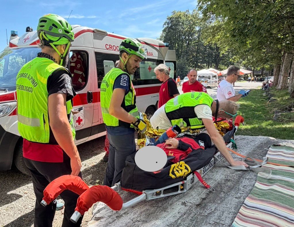 due squadre del Soccorso Alpino di Biella