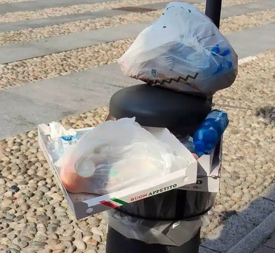 rifiuti abbandonati