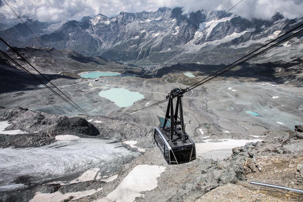 il caldo ferma lo sci estivo sul cervino