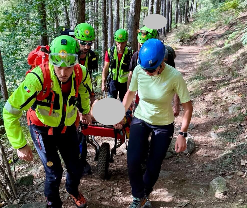 Cadute e incidenti in montagna: ben tre interventi in poche ore
