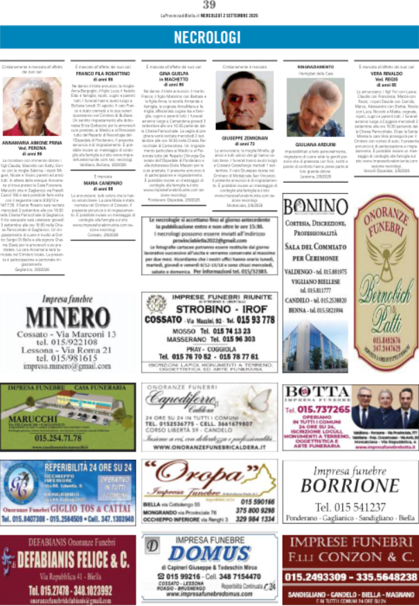 Ricordiamo i nostri cari defunti