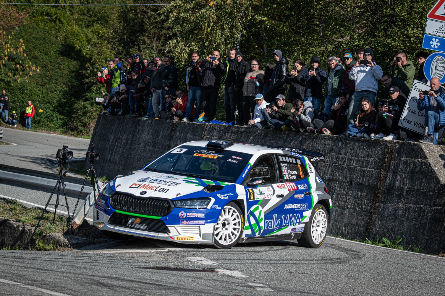 Corrado Pinzano e Mauro Turati vincono il 38° Rally Lana