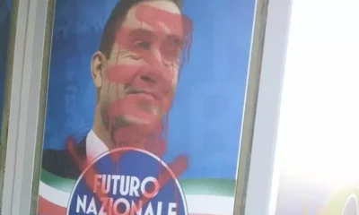 Scoperti i vandali che hanno imbrattato la sede di Futuro Nazione