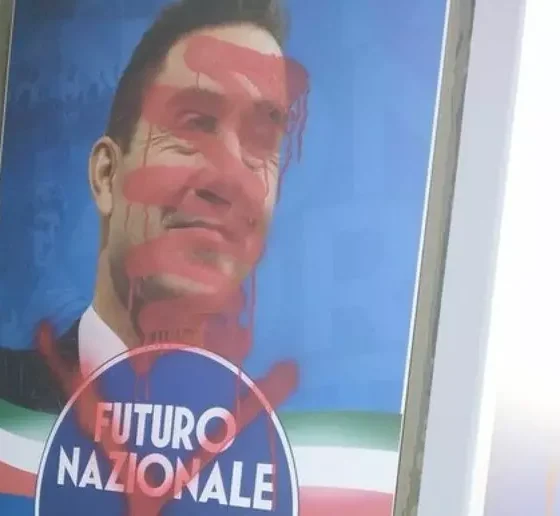 Scoperti i vandali che hanno imbrattato la sede di Futuro Nazione