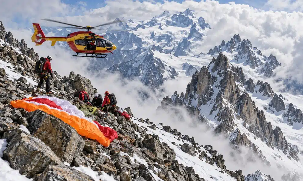 Tragedia sul Monte Bianco: muore parapendista di soli 23 anni