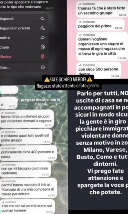 la bufala degli stupri